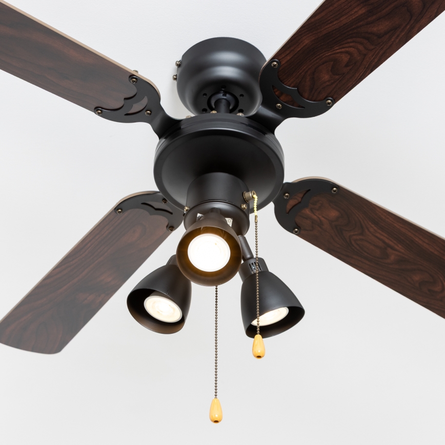 ZEVENTI - Mennyezeti ventilátor ZURRIOLA 3xGU10/50W/230V