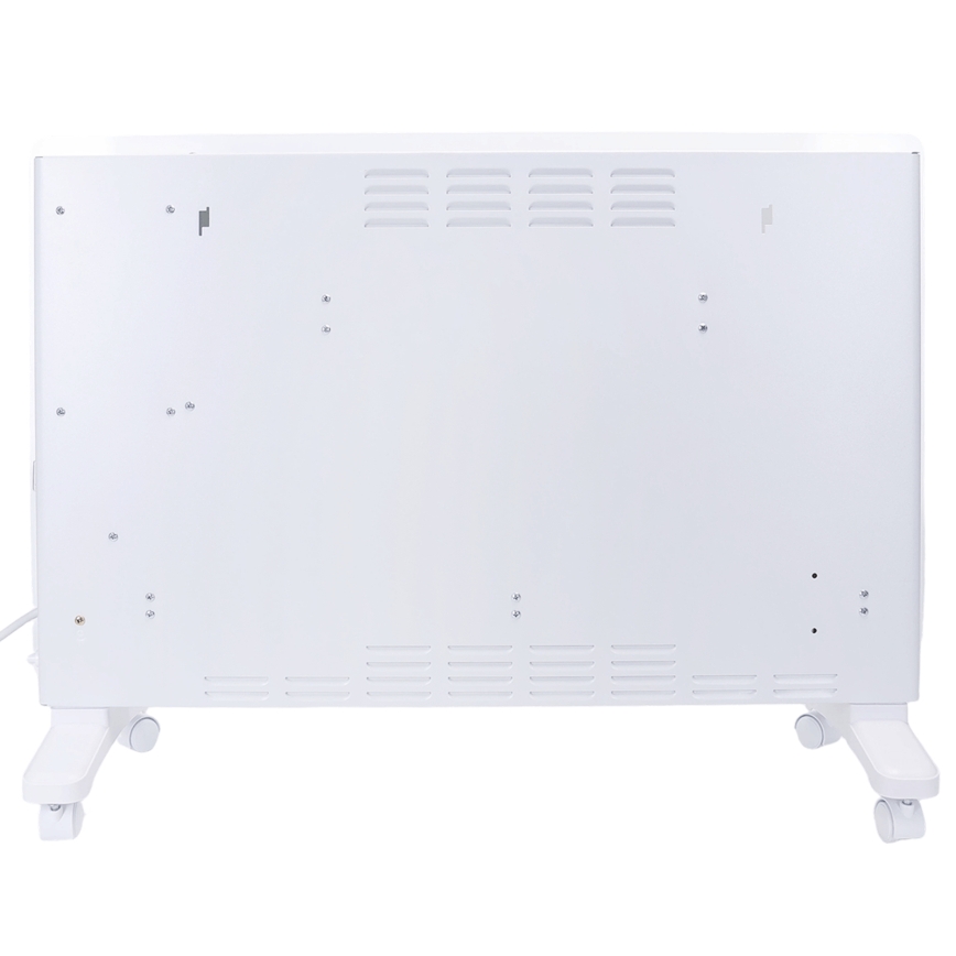ZEVENTI - Okos fali elektromos direkt fűtőtest/konvektor LCD kijelzővel 1000/2000W/230V Wi-Fi fehér
