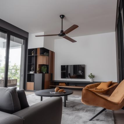 ZEVENTI - Mennyezeti ventilátor TOFINO barna