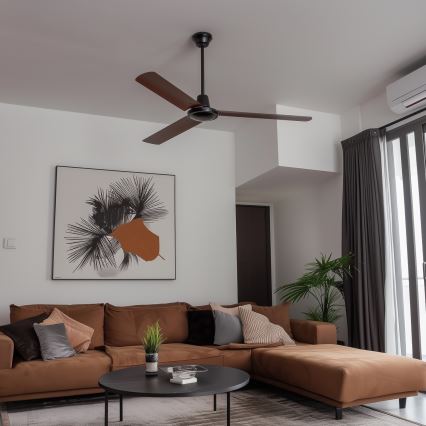 ZEVENTI - Mennyezeti ventilátor TOFINO barna