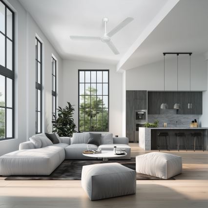 ZEVENTI - Mennyezeti ventilátor TOFINO fehér