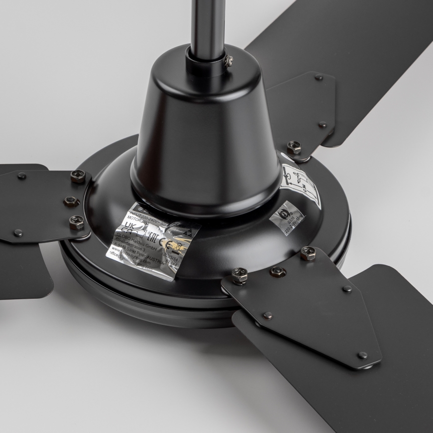 ZEVENTI - Tofino mennyezeti ventilátor fekete