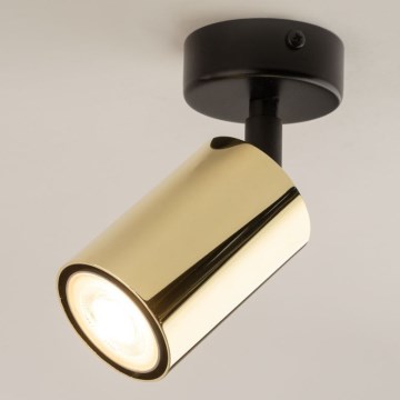 ZOOM spotlámpa 1xGU10/10W/230V arany/fekete