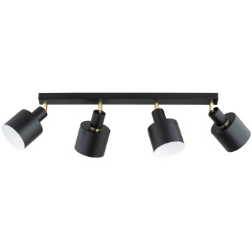 ZORENA spotlámpa 4xE27/15W/230V fekete