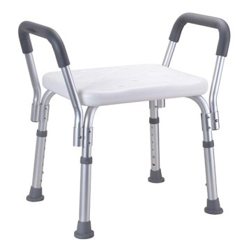 Zsámoly 55,5x56 cm ezüst/fehér