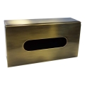 Zsebkendőtartó 25x13 cm bronzszínű