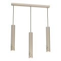 Zsinóros csillár ALTRO 3xGU10/8W/230V bézs