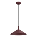 Zsinóros csillár ANEGA 1xGX53/15W/230V átm. 30 cm bordó