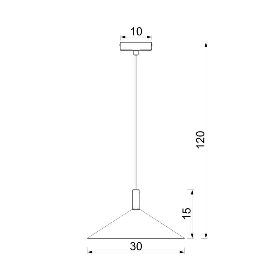 Zsinóros csillár ANEGA 1xGX53/15W/230V átm. 30 cm bordó