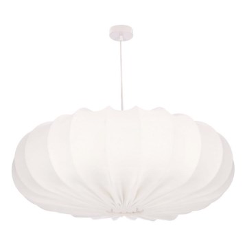 Zsinóros csillár CAFEE 1xE27/40W/230V Ø 66 cm fehér