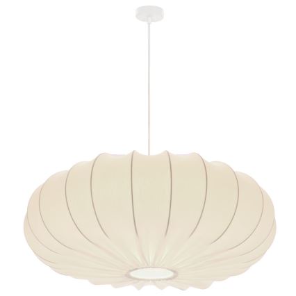 Zsinóros csillár CAFEE 1xE27/40W/230V Ø 66 cm fehér