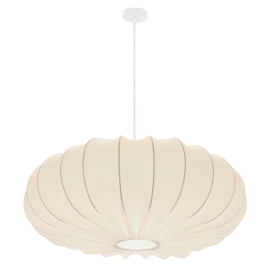 Zsinóros csillár CAFEE 1xE27/40W/230V Ø 66 cm fehér