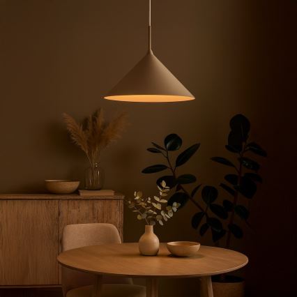 Zsinóros csillár CAPITAL 1xGX53/15W/230V, Ø 46 cm, taupe