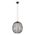 Zsinóros csillár DESTELLO 1xE27/15W/230V átm. 33 cm fekete