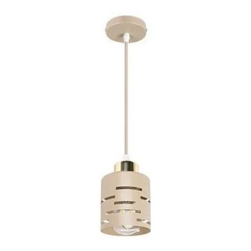 Zsinóros csillár ELEN 1xE27/35W/230V bézs/arany