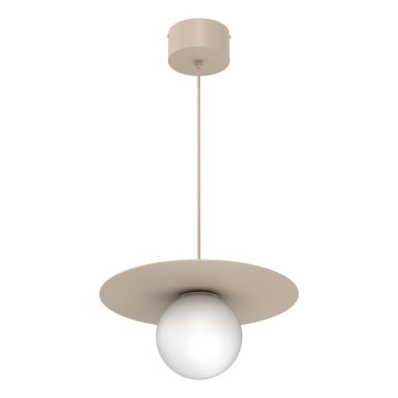Zsinóros csillár FLAT 1xE27/15W/230V, bézs
