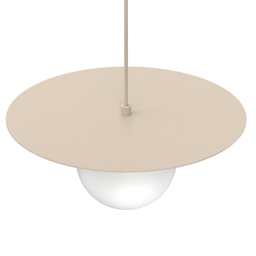 Zsinóros csillár FLAT 1xE27/15W/230V, bézs