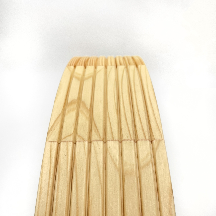 Zsinóros csillár NATURAL MODERN 3xE27/15W/230V, átmérő 47,5 cm, fenyő