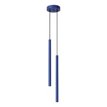 Zsinóros csillár PASTELO 2xG9/8W/230V kék