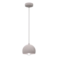 Zsinóros csillár SOOL 1xE27/15W/230V, átmérő 15 cm, krémszínű
