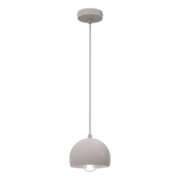 Zsinóros csillár SOOL 1xE27/15W/230V, átmérő 15 cm, krémszínű