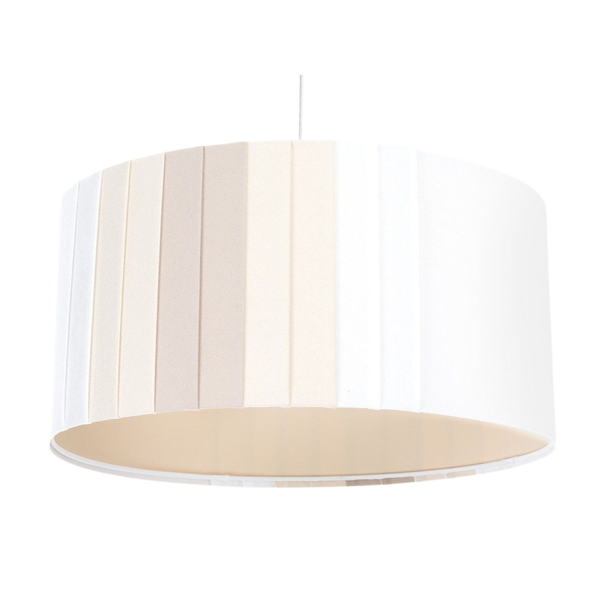 Zsinóros csillár STRIPES 1xE27/60W/230V Ø 60 cm krémszínű