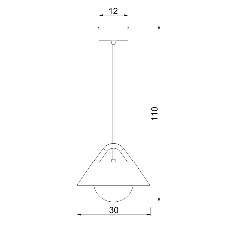 Zsinóros függeszték FUNDA 1xE27/15W/230V bézs