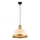 Zsinóros függeszték MONZA 1xE27/40W/230V, átm. 29 cm, krémszínű/bronzszínű