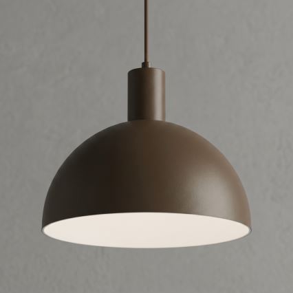 Zsinóros függőlámpa HANDA 1xE27/15W/230V barna