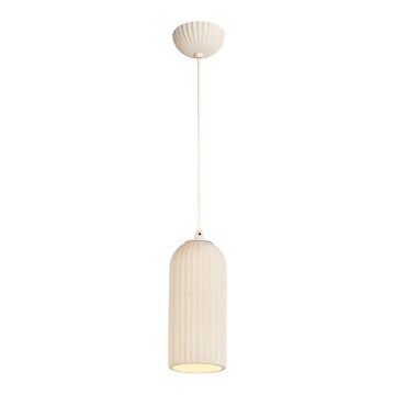 Zsinóros függőlámpa LAVINA 1xE27/35W/230V krémszínű