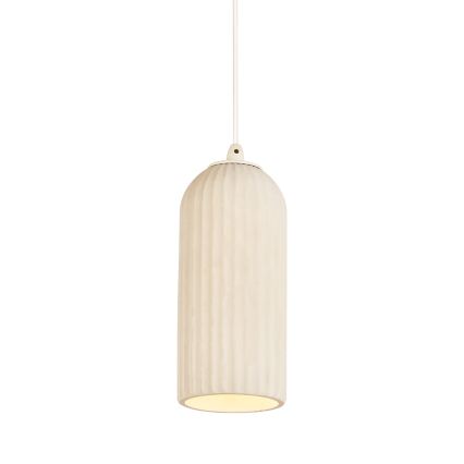 Zsinóros függőlámpa LAVINA 1xE27/35W/230V krémszínű