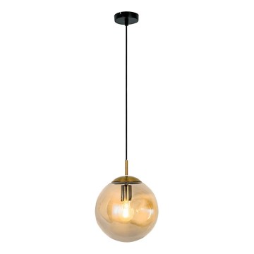 Zsinóros függőlámpa OSCAR 1xE27/40W/230V füstös bézs