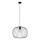 Zsinóros függőlámpa OVELLA 1xE27/15W/230V Ø46 cm fekete