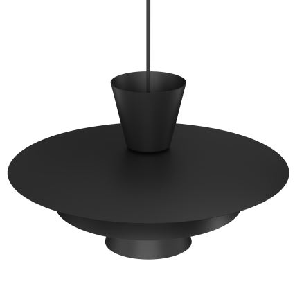 Zsinóros függőlámpa PLATO 1xE27/15W/230V fekete