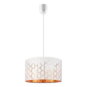 Zsinóros függőlámpa ULLE 1xE27/15W/230V fehér