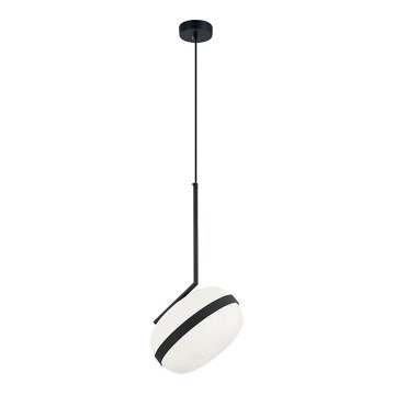 Zsinóros PALMA függőlámpa 1xE27/40W/230V fekete