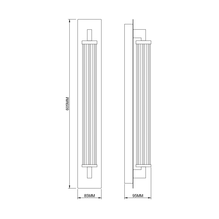 Zuma Line - LED fali lámpa LED/13W/230V arany
