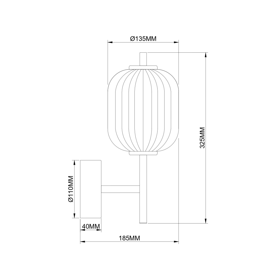 Zuma Line - LED fali lámpa LED/6,5W/230V arany