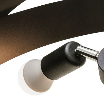 Zuma Line - Csillár rúdon 3xE27/40W/230V fekete