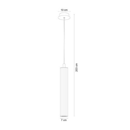 Zuma Line - Kábelre függesztett csillár 1xE14/7W/230V arany