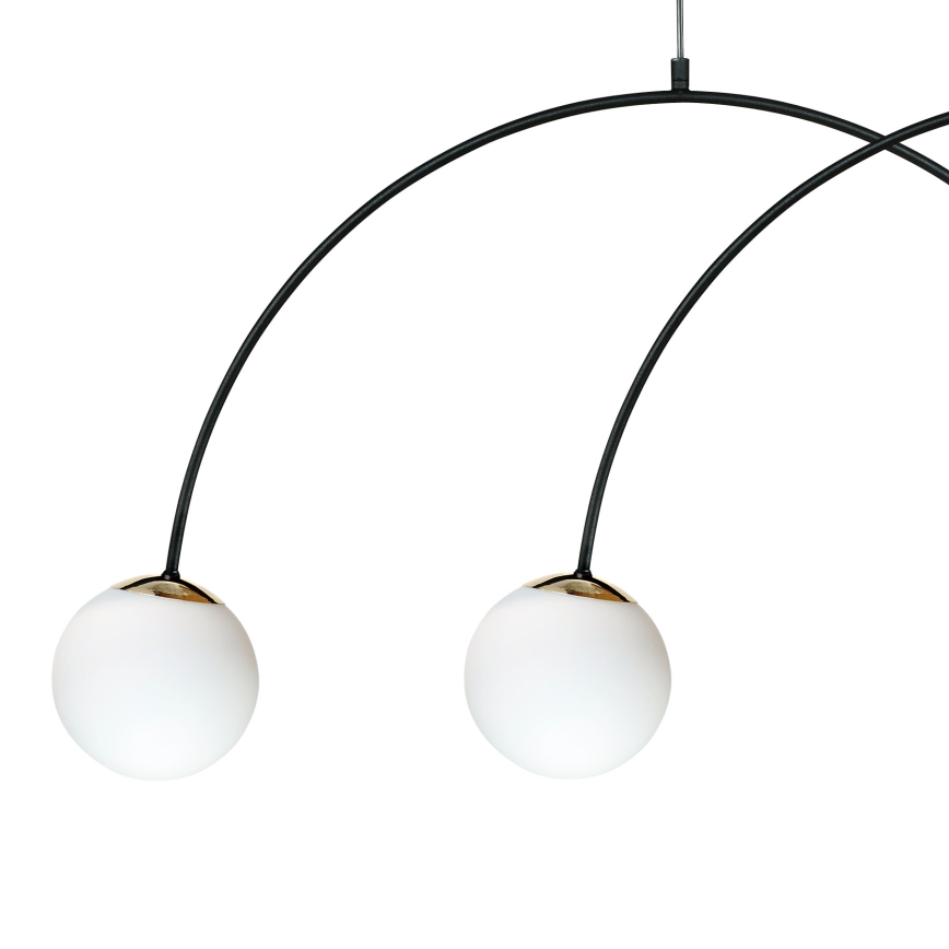 Zuma Line - Kábeles csillár 4xE14/10W/230V fekete