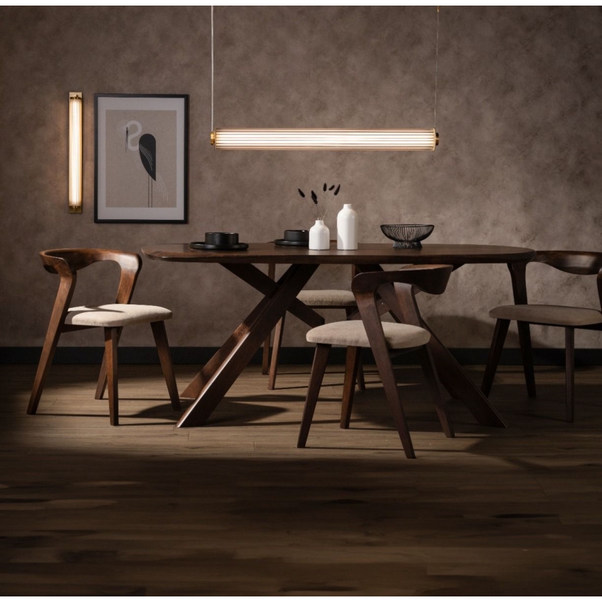 Zuma Line - LED dimmelhető csillár kábelen LED/39W/230V 2700-6500K arany + távirányító