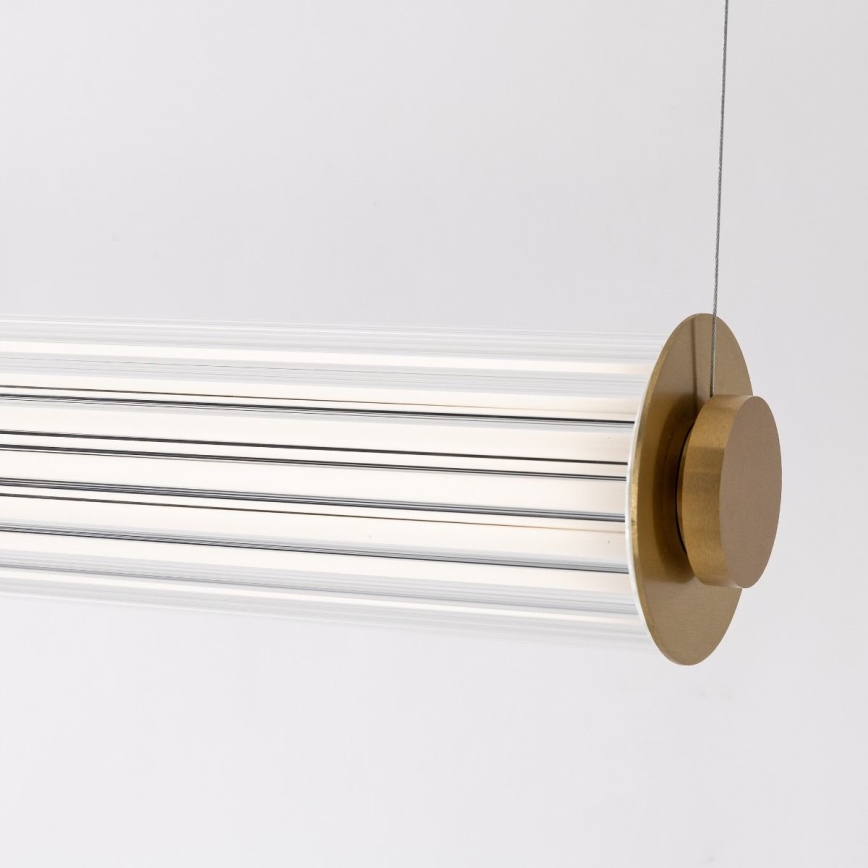 Zuma Line - LED dimmelhető csillár kábelen LED/39W/230V 2700-6500K arany + távirányító
