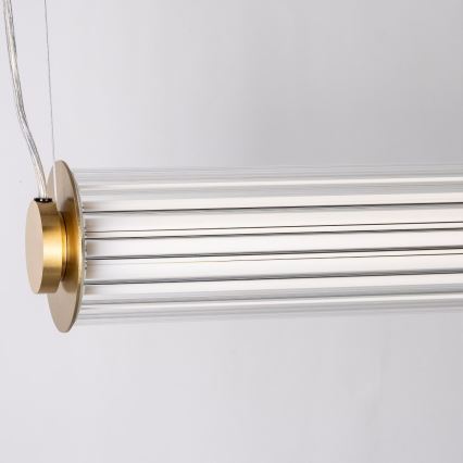 Zuma Line - LED dimmelhető csillár kábelen LED/39W/230V 2700-6500K arany + távirányító