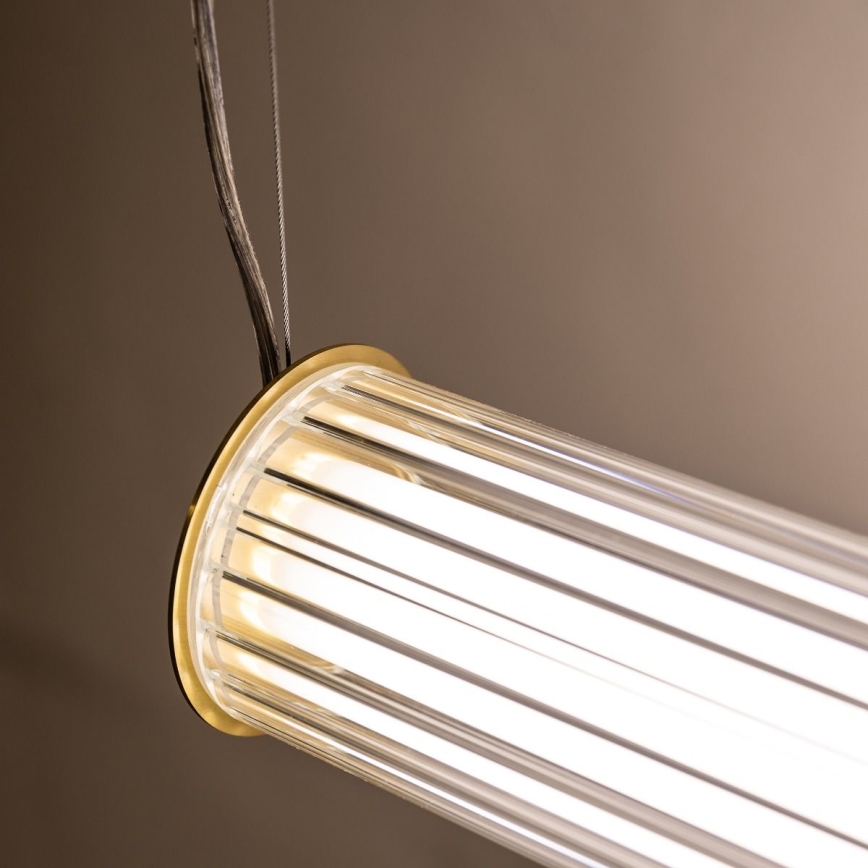 Zuma Line - LED dimmelhető csillár kábelen LED/39W/230V 2700-6500K arany + távirányító