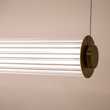 Zuma Line - LED dimmelhető csillár kábelen LED/39W/230V 2700-6500K arany + távirányító