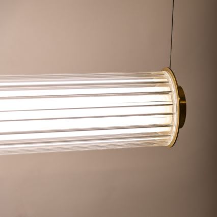 Zuma Line - LED dimmelhető csillár kábelen LED/39W/230V 2700-6500K arany + távirányító