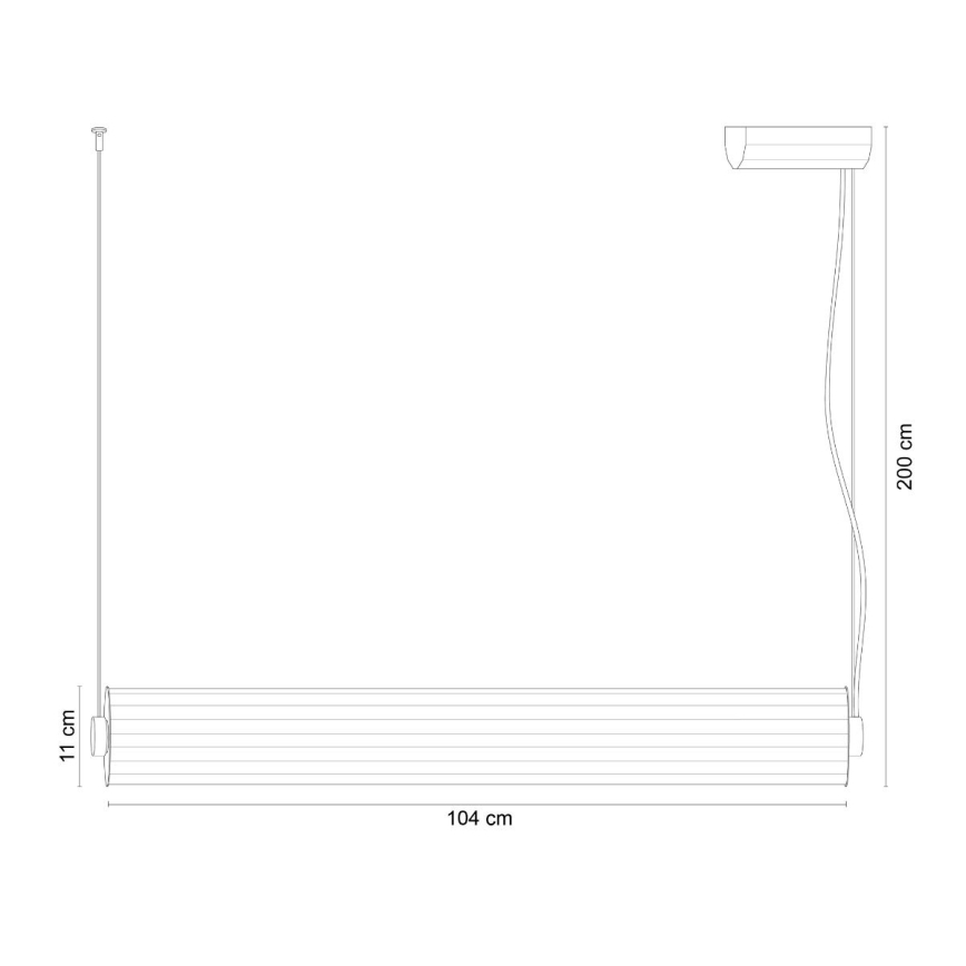 Zuma Line - LED dimmelhető csillár kábelen LED/39W/230V 2700-6500K arany + távirányító