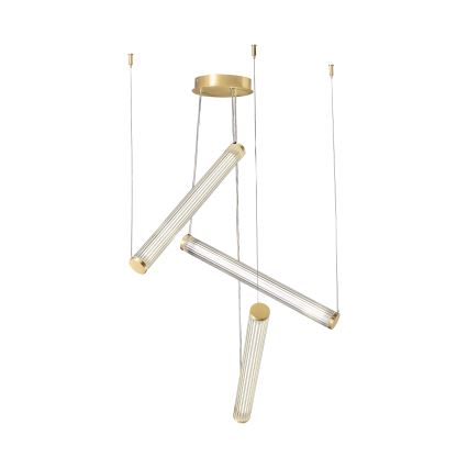 Zuma Line - LED fényerőszabályozható kábeles csillár LED/64W/230V 2700-6500K arany + távirányító