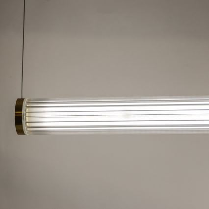 Zuma Line - LED fényerőszabályozható kábeles csillár LED/64W/230V 2700-6500K arany + távirányító